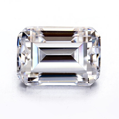 Emerald Cut EF Putih VVS Batu permata sintetis longgar Moissanite Berlian Untuk cincin