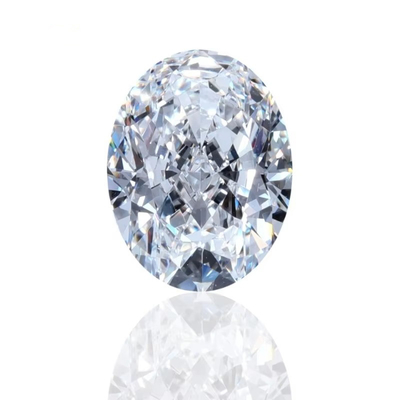 Oval Brilliant Cut Loose Moissanite Diamond 3*5mm-10*14mm Ukuran Kecil Untuk Pembuat Perhiasan