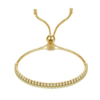 Gelang Slider Tenis Sterling Silver