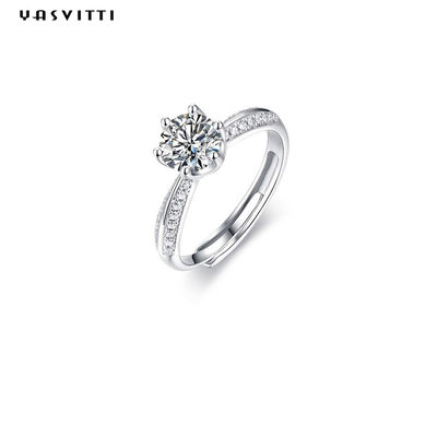 22.1mm 2.52g Diamond Wedding Ring festival Moissanite Womens Diamond Band Rings