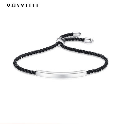 0.59ft 3.5g Silver Ball Slider Gelang 316L SS Rope Gelang Perak Buatan Tangan