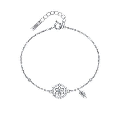 Gelang Perhiasan Perak Bunga Sterling