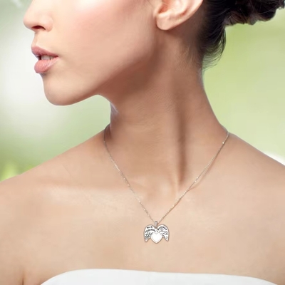 YASVITTI 925 Sterling Perak Ibu Aku Mencintaimu Selamanya Kalung Kalung Kalung Kalung Untuk Wanita