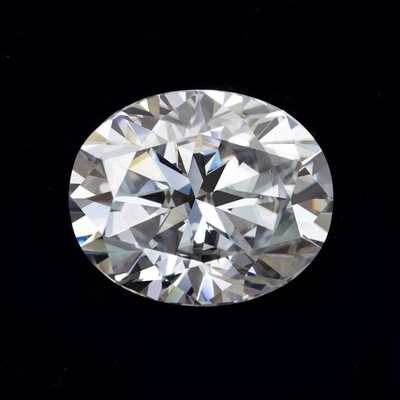DEF Warna Moissanite VVS Pass Diamond Tester Lolos Oval Moissanite Batu