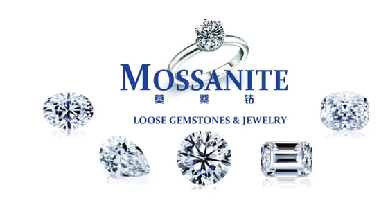 Laboratorium Tumbuh Longgar Moissanite Berlian Sertifikat VVS 7-Karat Cerah Custom Synthetic Permata