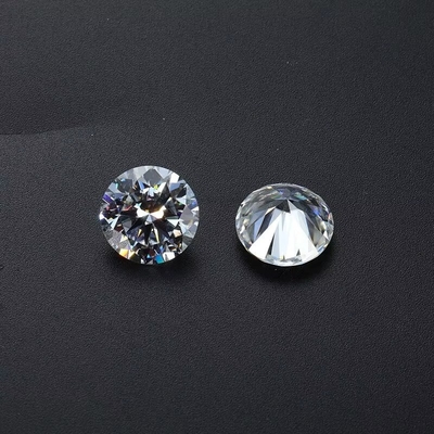 Laboratorium Tumbuh Longgar Moissanite Berlian Sertifikat VVS 7-Karat Cerah Custom Synthetic Permata