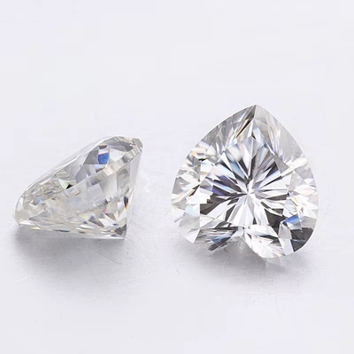 Grosir Moissanite Perhiasan Berlian 1ct Bentuk Hati Untuk Cincin