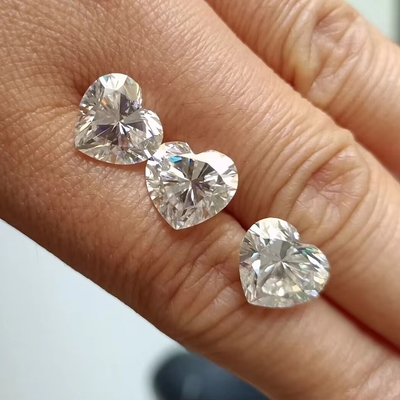 Grosir Moissanite Perhiasan Berlian 1ct Bentuk Hati Untuk Cincin