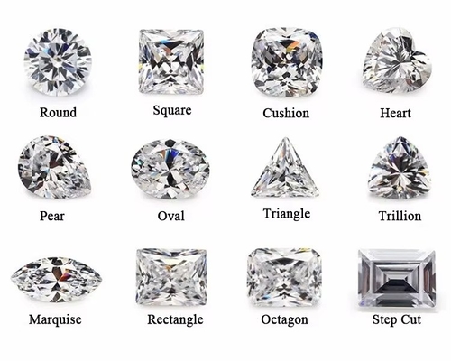 Grosir Moissanite Perhiasan Berlian 1ct Bentuk Hati Untuk Cincin