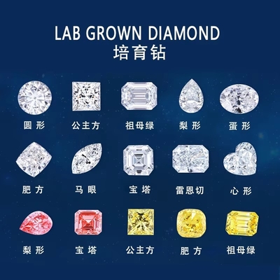 Merah Radiant Cut Berlian Lepaskan Moissanite Perhiasan Pink terang Lab Tumbuh Berlian Moissanite