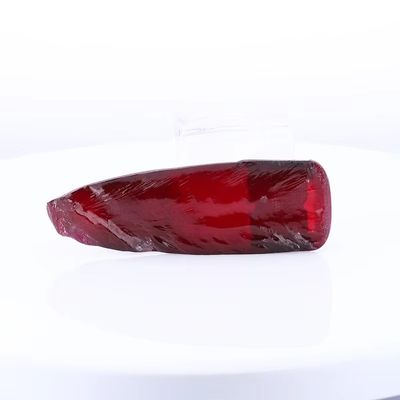 8# Ruby Merah Korundum Sintetis Berbahan mentah untuk Custom Antique Moissanite Ring dan Pendant