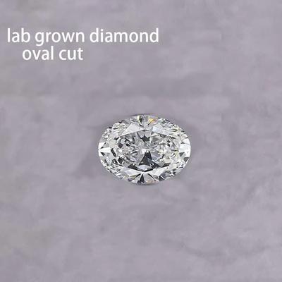 Ukuran Besar 5ct Oval Cut CVD E F VS1 VS2 IGI Lab Tumbuh Perhiasan Grosir