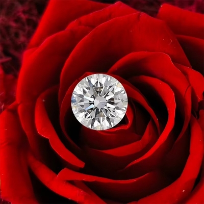 0.5ct - 3ct E Color Loose Certified Lab Dibuat Berlian Moissanite HPHT CVD Berlian