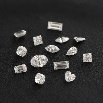 Princess Cut 1.4*1.4-4*4mm Melee HPHT DEF VS Square Lab Dibuat Berlian Moissanite