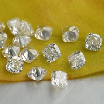 DEF VS Warna Putih Laboratorium Berlian Tumbuh Moissanite Lolos Marquise Moissanite Cushion Cut 3*3-5*5m