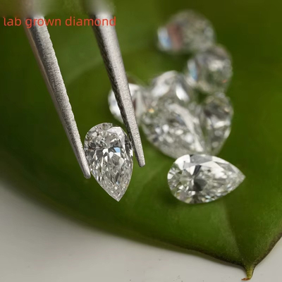 Berlian Lab Tumbuh Untuk Perhiasan Pendant Gelang Earring, Pear Cut Moissanite Loose Batu