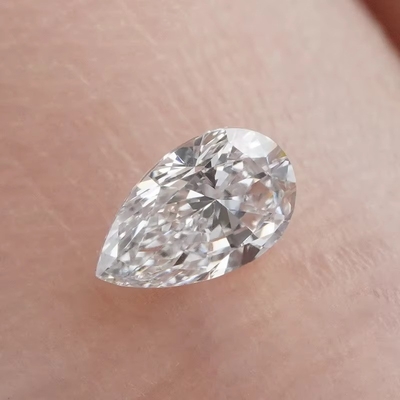 Berlian Lab Tumbuh Untuk Perhiasan Pendant Gelang Earring, Pear Cut Moissanite Loose Batu