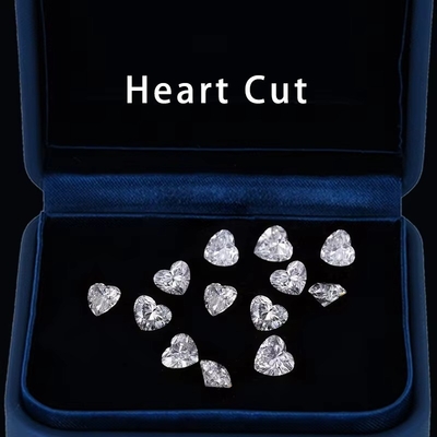 0.8-3.3mm Bulat Brilliant Cut Man Made Diamond Moissanite DEF VVS VS Laboratorium Berlian Tumbuh