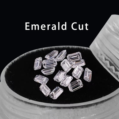 0.8-3.3mm Bulat Brilliant Cut Man Made Diamond Moissanite DEF VVS VS Laboratorium Berlian Tumbuh