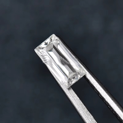 Melee yang sempurna Moissanite Baguette Cut Loose D Warna Vvs1 Moissanite Berlian