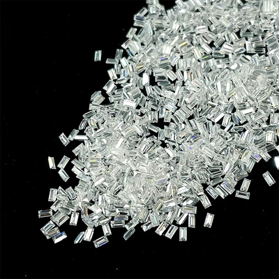 Melee yang sempurna Moissanite Baguette Cut Loose D Warna Vvs1 Moissanite Berlian
