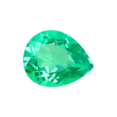 Synthetic Lab Tumbuh Emerald Batu Permata VVS Semua Ukuran Bentuk Disesuaikan