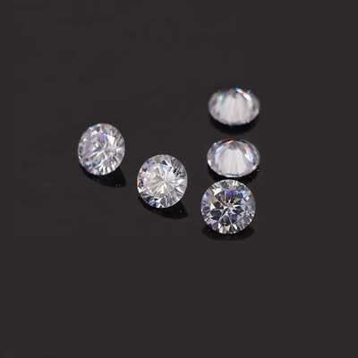 Ukuran Kecil Berfacet Perhiasan Permata Perak Moissanite Pendant untuk Perhiasan Membuat Desain