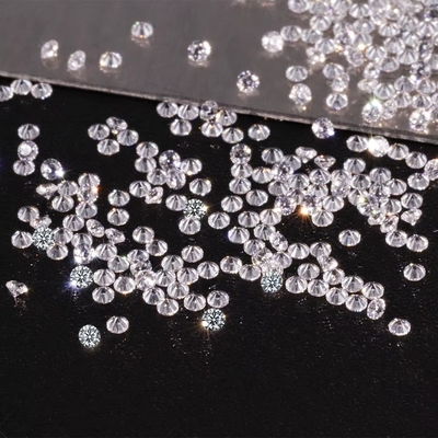 Permata 0,8-2,9mm Batu CZ Putih Ukuran Kecil Bebas 5A Kubic Zirconia untuk Perhiasan Wanita