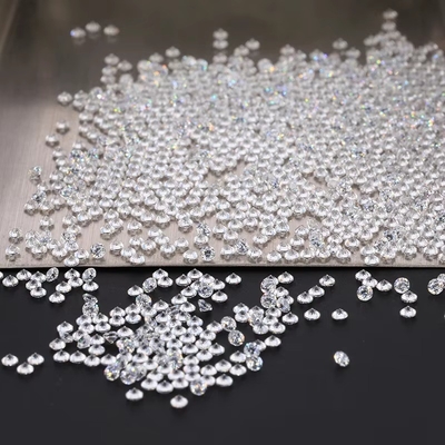 1000pcs / paket 5A Melee Putih CZ Batu longgar kubik Zirconia untuk wanita Moissanite Perhiasan