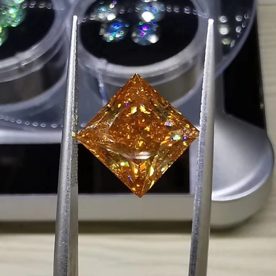 Putri Potong Cerah Kuning Mosanita VVS longgar Emerald Moissanite Diamond moissanite cincin pink moissanite janji cincin