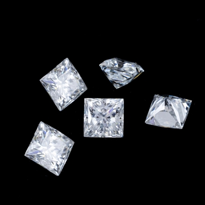 Putri Hijau Kuning Pink Moissanite Batu VVS Loose Cushion Mosanita Berlian emas mawar moissanite cincin pertunangan