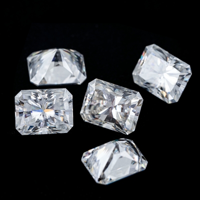 Putri Hijau Kuning Pink Moissanite Batu VVS Loose Cushion Mosanita Berlian emas mawar moissanite cincin pertunangan