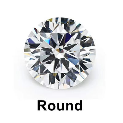 moissanite cincin oval sintetis permata bulat brilian potong Charles VVS longgar mossanite berlian moissanite cincin 1 karat