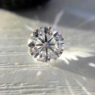 Produsen Grosir moissanite batu longgar Diamond Test GRA berlian bulat Moissanite batu longgar untuk pembuatan perhiasan