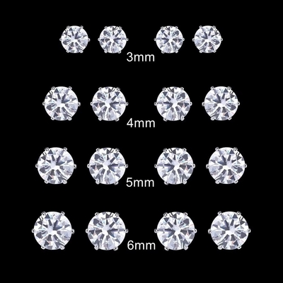 Laboratorium grosir dibuat putih kuning merah merah muda hitam biru berlian bulat brilian potong longgar moissanite untuk Perhiasan