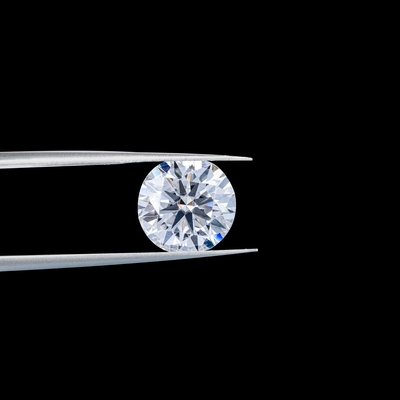 Batu permata Bentuk oval 2-10ct Putih bulat potong longgar Moissanite untuk cincin pertunangan