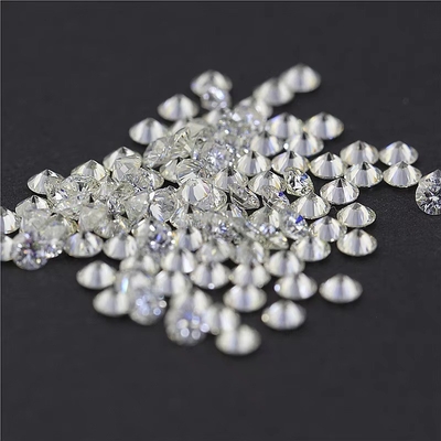 Batu permata Bentuk oval 2-10ct Putih bulat potong longgar Moissanite untuk cincin pertunangan