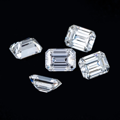 Grosir Lolos Moissanite Berlian GRA Batu D EF Warna 1mm-8mm Untuk Membuat Perhiasan
