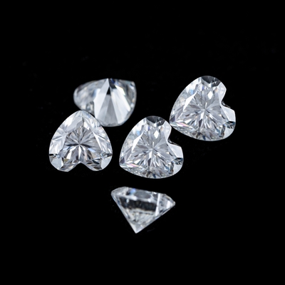 Grosir Lolos Moissanite Berlian GRA Batu D EF Warna 1mm-8mm Untuk Membuat Perhiasan
