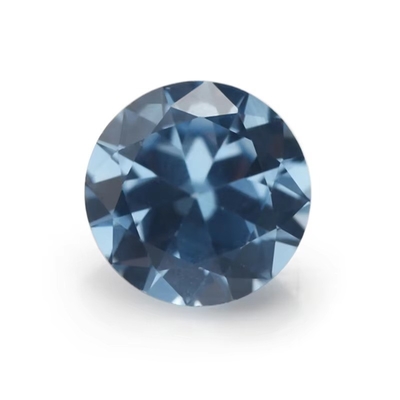 Synthetic Cubic Zirconia Loose Gemstones Untuk Perhiasan Birthstone Round Cut 4mm-10mm