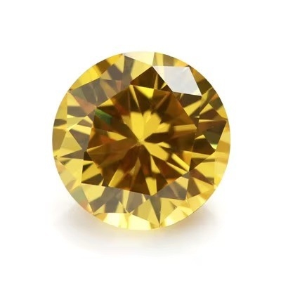 5A Kualitas Batu permata longgar Warna Zircon Berlian bulat Potongan 1,75mm 2,25mm Sintetis 5ct Untuk Moissanite Ring