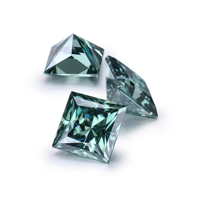 Putri Potong 5.5x5.5mm 1 karat Moissanite VVS Colors Square Berlian Lolos Berlian