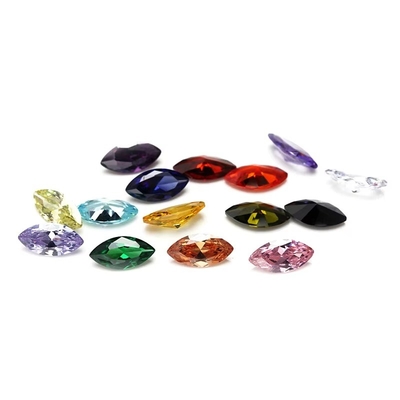 8x4mm Marquise Bentuk CZ Batu Ideal untuk membuat perhiasan dan pria cincin pernikahan