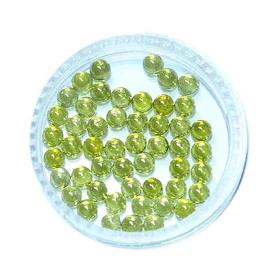 Bulat Bola Garnet Peridot Warna Pink CZ Manik-manik Sintetis Kubik Zirconia Batu permata longgar Untuk anting-anting berlian