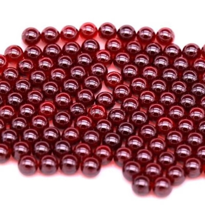 Bulat Bola Garnet Peridot Warna Pink CZ Manik-manik Sintetis Kubik Zirconia Batu permata longgar Untuk anting-anting berlian
