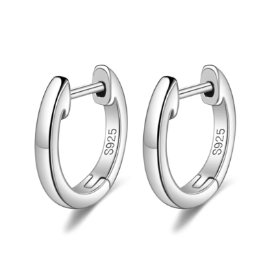 Perhiasan emas 925 Sterling Perak Bilah Earring Earring emas Vermeil Hoop Huggie Earrings kecil Stud Wanita Perhiasan