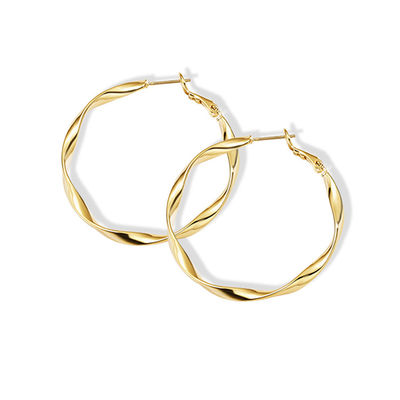 Anting Perhiasan Perak Emas 18k