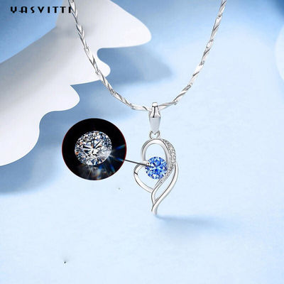 Kalung Perhiasan Perak Hati Sterling