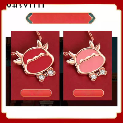 19.5 cm 2.9 Gram Sterling Silver Perhiasan Gelang Jantung CZ Gelang Benang Merah ODM