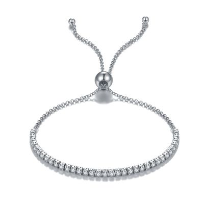 Gelang Slider Tenis Sterling Silver